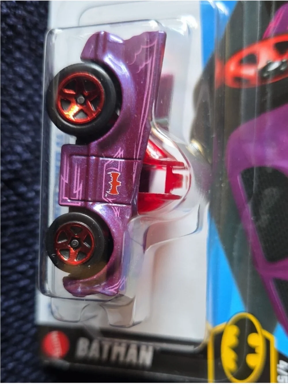 Hot Wheels Batman Classic TV Series Batmobile - Purple/Red